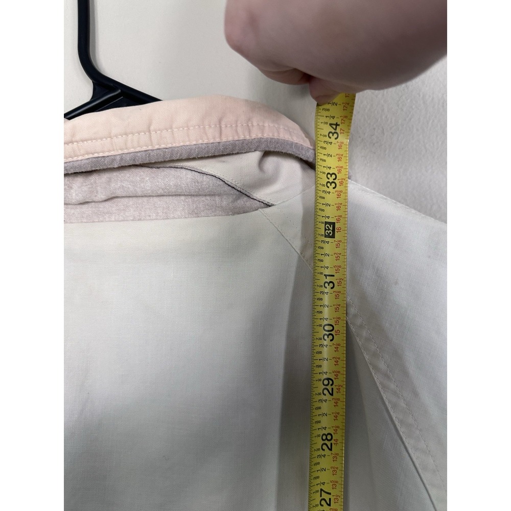 Vintage Hunt Club Cream Windbreaker Anorak Jacket Martha Stewart Look LARGE - Picture 16 of 16